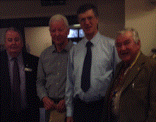 From left to right: Bob Vaughan, Peter Laws, Robin Snell and John Hicks.